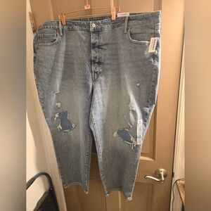 * New Old Navy size 28w OG high-rise straight ankle jeans